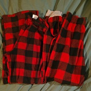 Kids Red and Black Buffalo Plaid Pajama Set